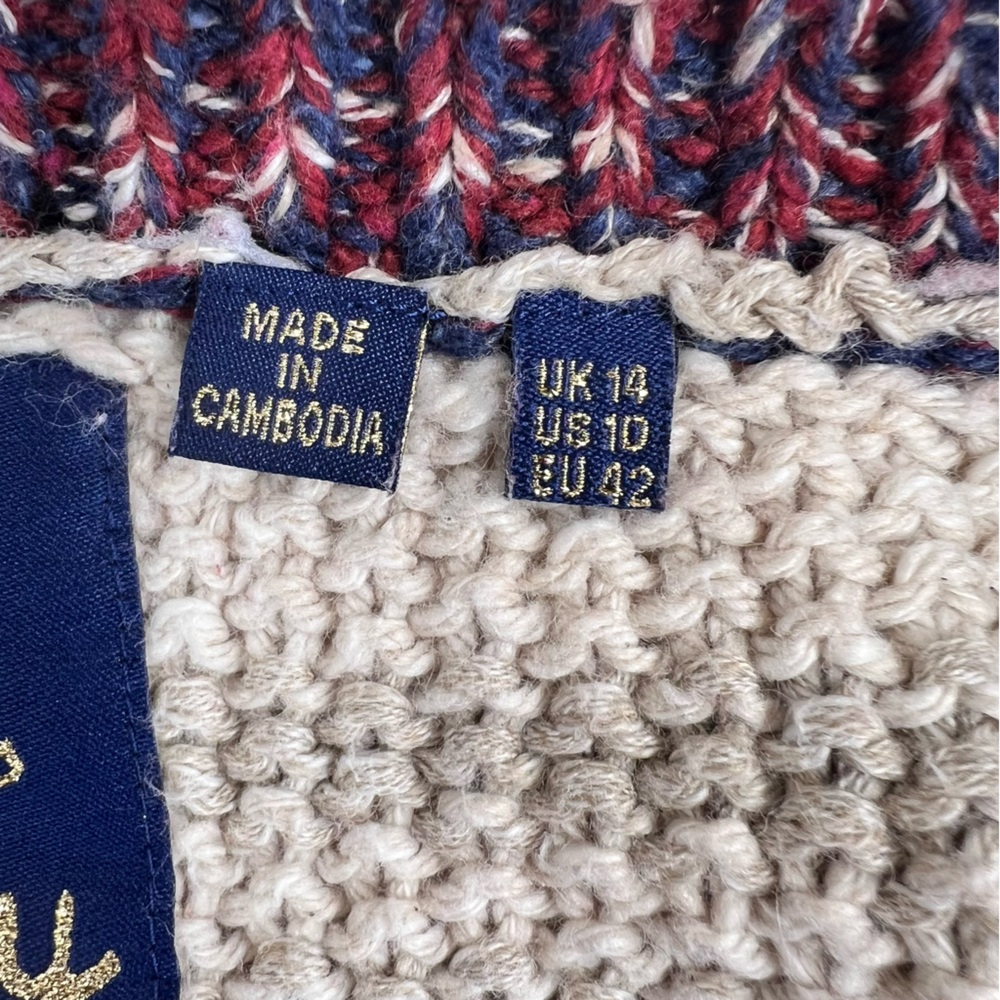 Superdry Americana Cable Knit Jumper Sweater - Picture 7 of 11